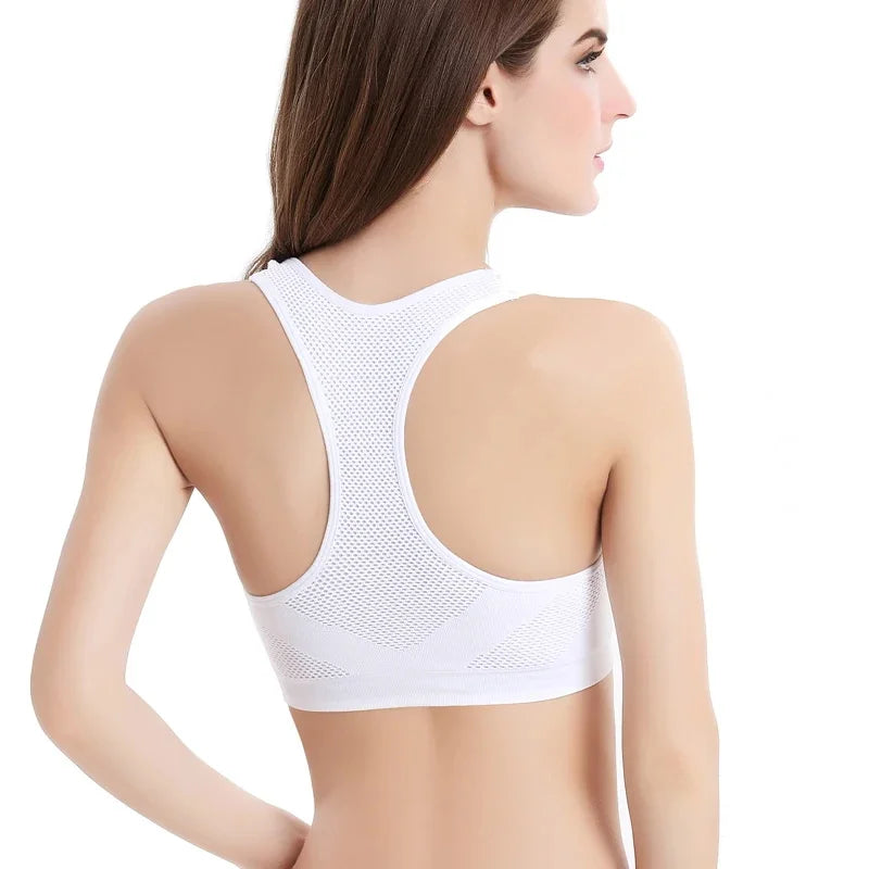 Sujetador deportivo transpirable mujer absorbe